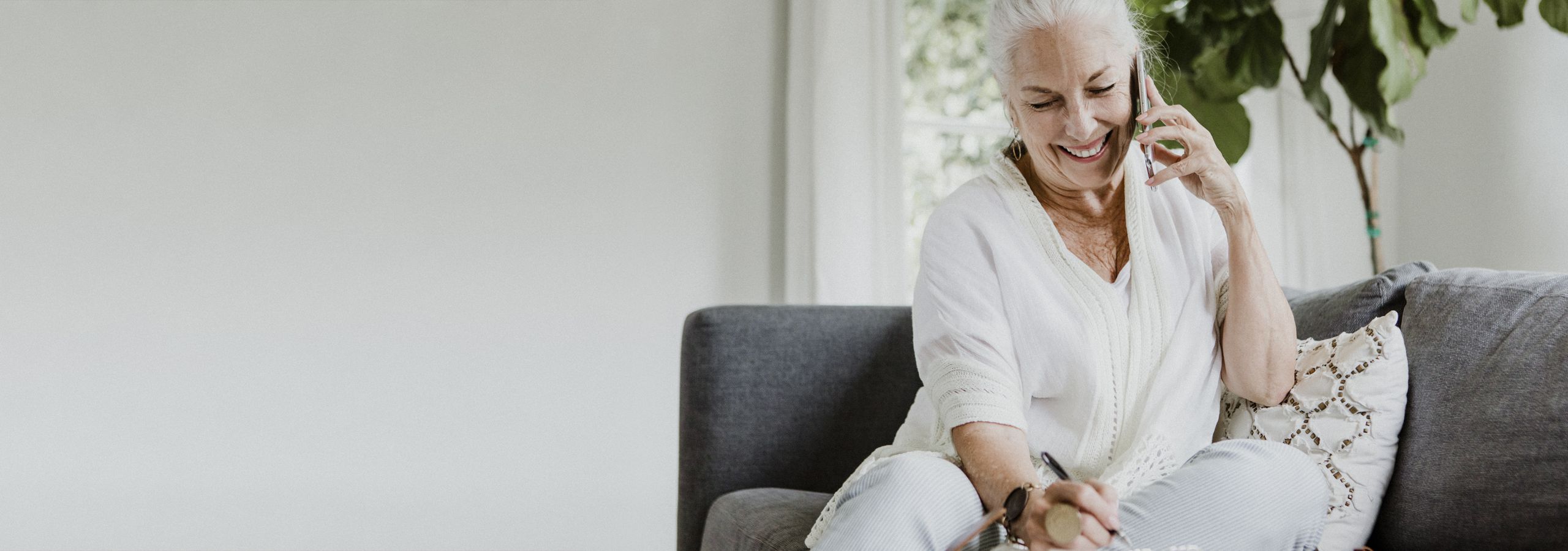 Woman talking on cell phone